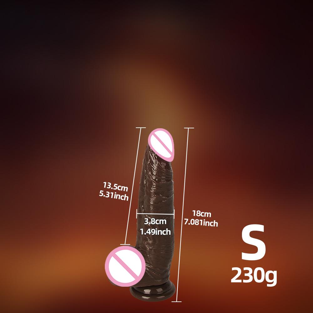 Realistic Big Dildo for Women Beginners Skin Sliding Foreskin Anal Vagina G Spot Stimulation Artifical Penis Sex Toy Masturbator