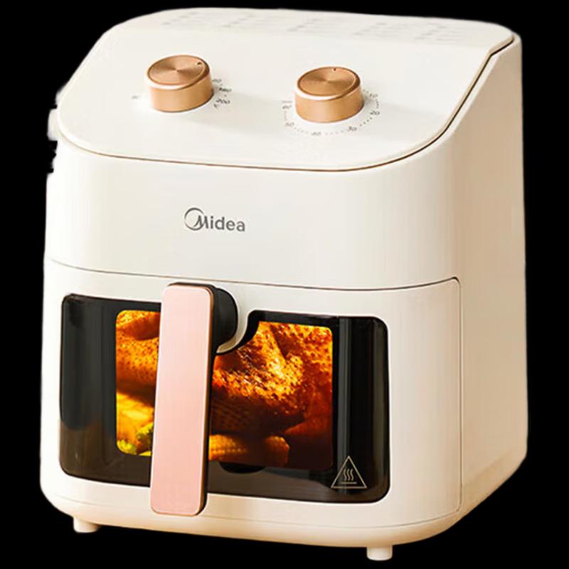 Midea 6L Smart Automatic Air Fryer CN plug (adapter included)