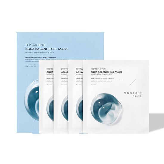 Another Face Peptatenol Moisture Balance Hydrogel Mask Pack (4 Sheets)