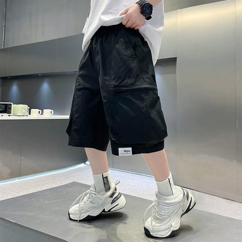Children's Clothing, Boys' Overalls, Summer Sports Shorts, Big Children, Summer Boys, Loose Pants, Trend