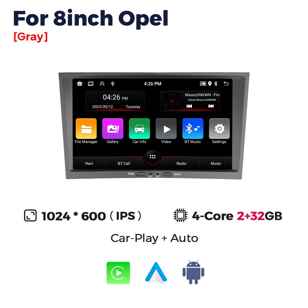 8inch Car DVD Player For Opel Astra H J 2004 Vectra Vauxhall Antara Zafira Corsa C D Vivaro Meriva Veda GPS Radio Carplay