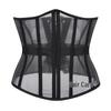 Versatile French Fashion Breathable Waist Slimming Cincher with Back Tie and 14 Boning Adjustment
