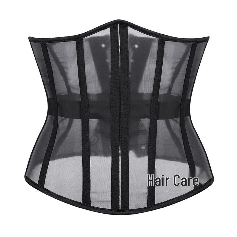 Versatile French Fashion Breathable Waist Slimming Cincher with Back Tie and 14 Boning Adjustment