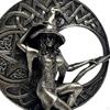 Halloween Figurine Decorative Sculpture Witch Statue Desktop Ornament Decor for Cabinet
