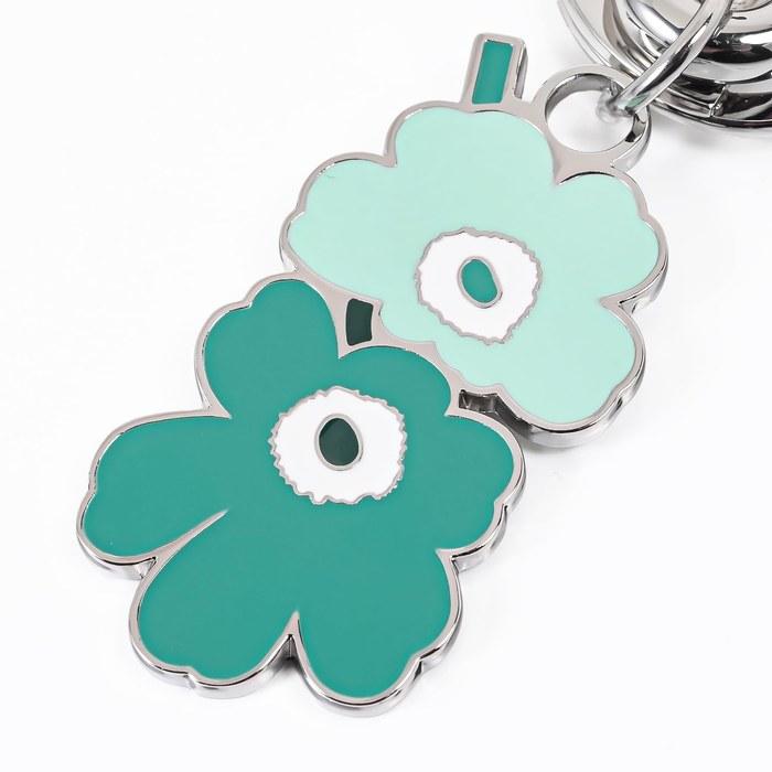 Marimekko Keyring Keychain Puhallus Unikko Kioski Green 94972