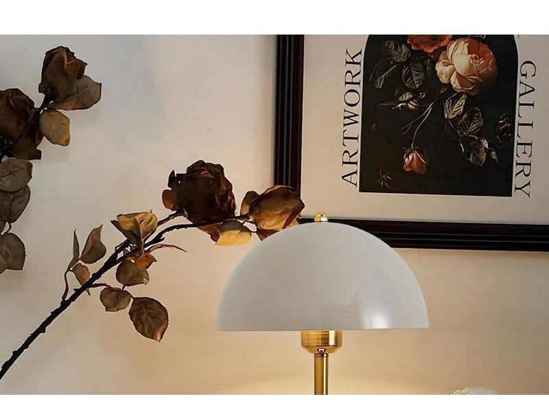 Mid-Century French Retro Solid Wood Bedside Lamp with Wabi-Sabi Style for Bedroom or Living Room