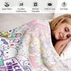 Vintage Sanrio Flannel Fleece Blanket Soft Warm Fluffy Throw Cute Sofa Bed Cover Office Nap Shawl Lightweight Blanket Fans Gift