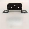 4 pezzi Staffa ad Angolo a U Robusta, Connettore Metallico Spessorato per Supporto Mensole in Legno, Adattatore Telaio Letto Larghezza 6,5 cm