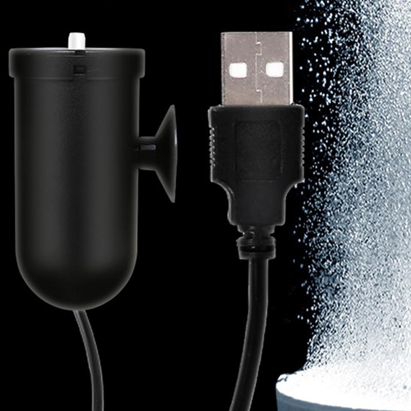 

Портативний Міні Насос для Кисню Ультра-Тихий USB Зарядка Повітряний Насос Рибальські Приналежності З Міцною Присоскою Without power plug