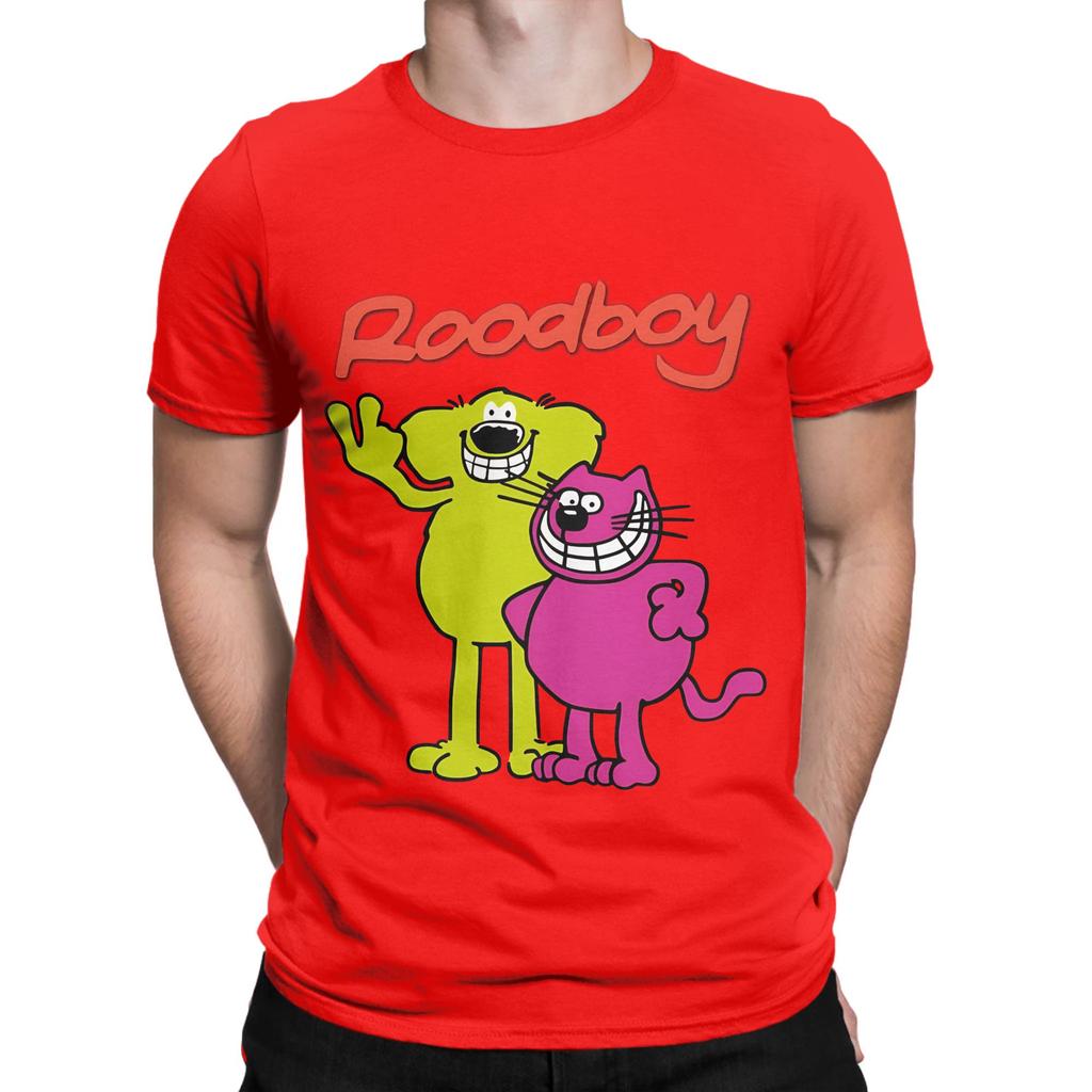 British Classic Kids TV 1970s Funny Graphic 100 Cotton TShirt Roobarb and cCustard Tees Tops For Unisex