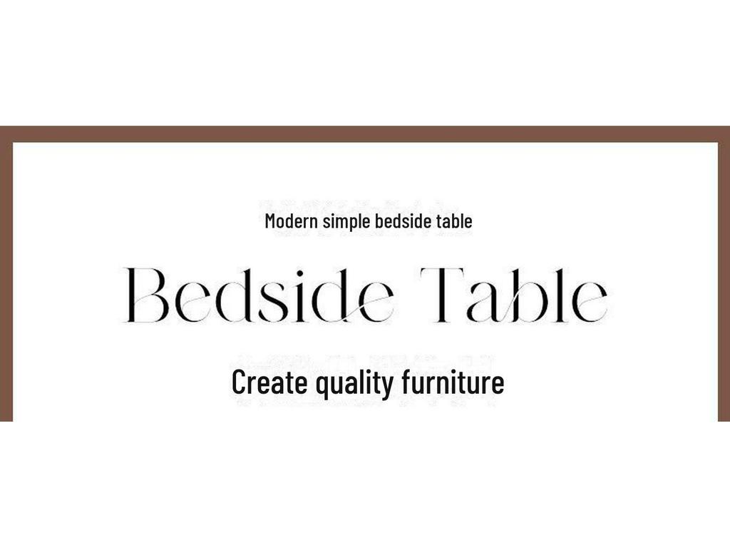 2025 Medieval Style Solid Wood Bedside Table: Modern, Creative, Light Luxury Storage Cabinet