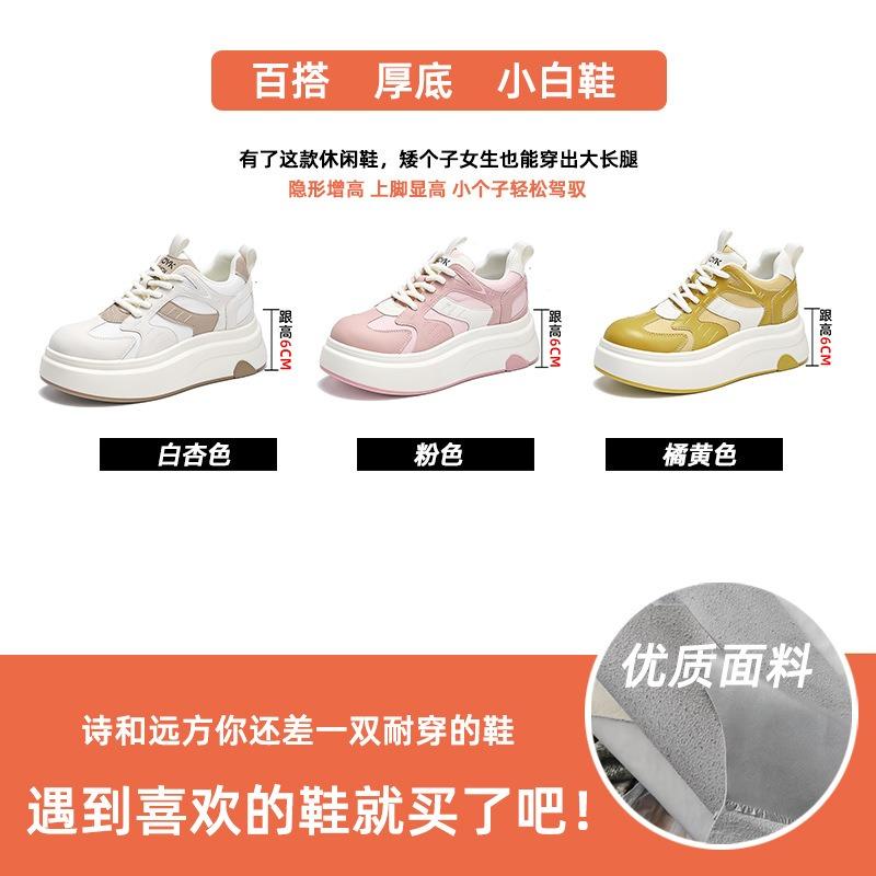 Shoes Women's Spring New Sports Wind Breathable Lace-up Running Single Shoes College Style Casual Single Shoes Women