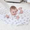 aden + anais Jungle Jam Swaddles, Set of 4, 120x120cm, Muslin Cotton Swaddles for Newborns, Perfect for Nighttime Crying, Baby Gift, SWADAB2026
