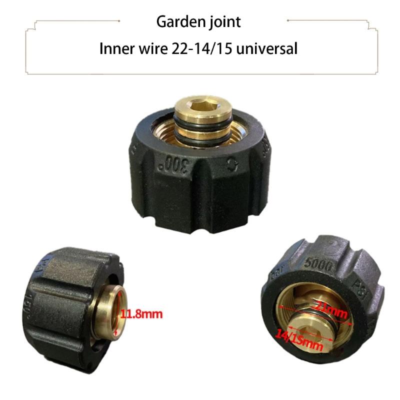 Quick Connects Brass Garden Hose Adapter Female Connector for High Pressure Washer Guns and 3/4Inch Garden Hose Systems