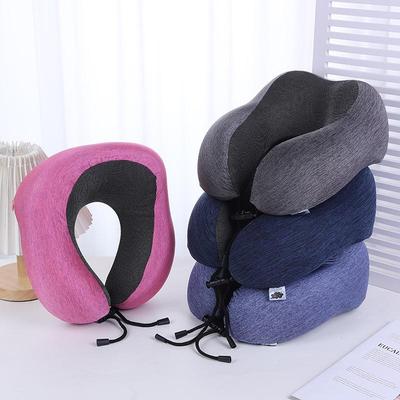U-Shaped Memory Foam Travel Pillow – Washable, Slow Rebound Cushion for Airplane Komfort