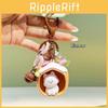 Adorable Style Cartoon Jinniu Original Coconut Wealth Keychain Pendant For Fun