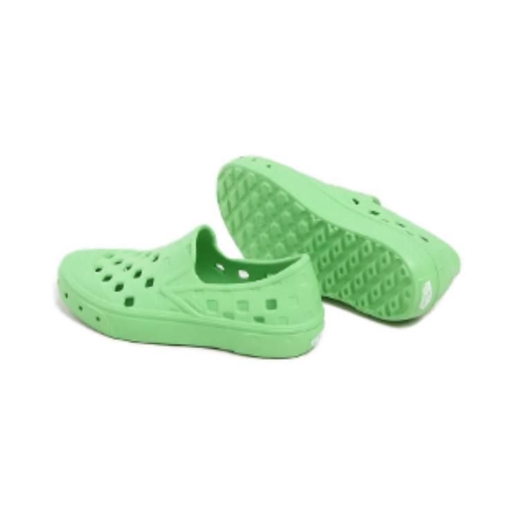 Vans Slip-On TRK Shock Absorbing Durable Kids Sandals Kids sandals Green VN0A4UVI041