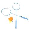 Badminton Self Training Tool Automatic Rebound Single Player Badminton Trainer with Dual Rackets Luminous Shuttlecocks for Practice