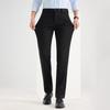 Men's Thickened Warm Straight Business Casual Pants