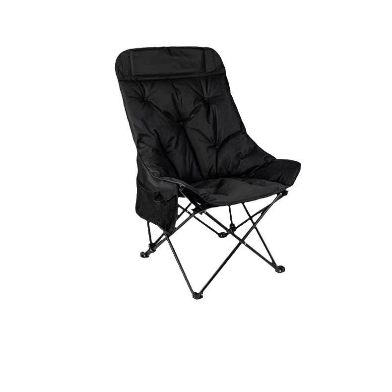 

Folding Camping Chair, Thickened Oxford Fabric & Steel Frame, Ideal for Camping, Fishing, BBQ & Picnics чёрный
