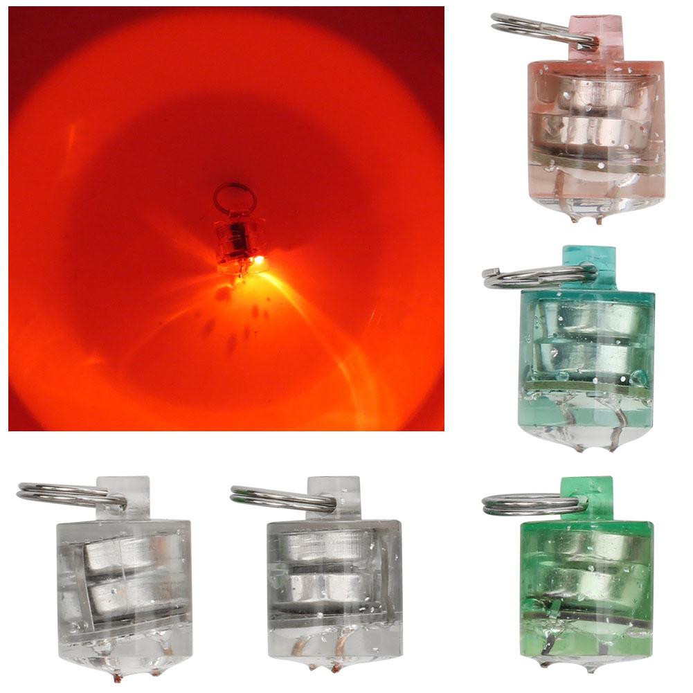 5 Stück LED Unterwasser-Angellicht Nachtlampe Köder Attraktor Köder Köderwerkzeug Zubehör