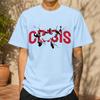 2026 New Cotton Tshirt Breakdown Crisis Street Style Print Crew Neck Short Sleeve Casual Top