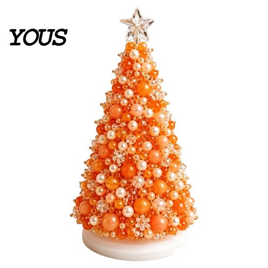 Christmas Tree Craft Kits for Adults Dreamy Beaded DIY Kit, Handmade Holiday Craft, Multicolor Creative Seasonal Ornament Projects Adults, Tabletop