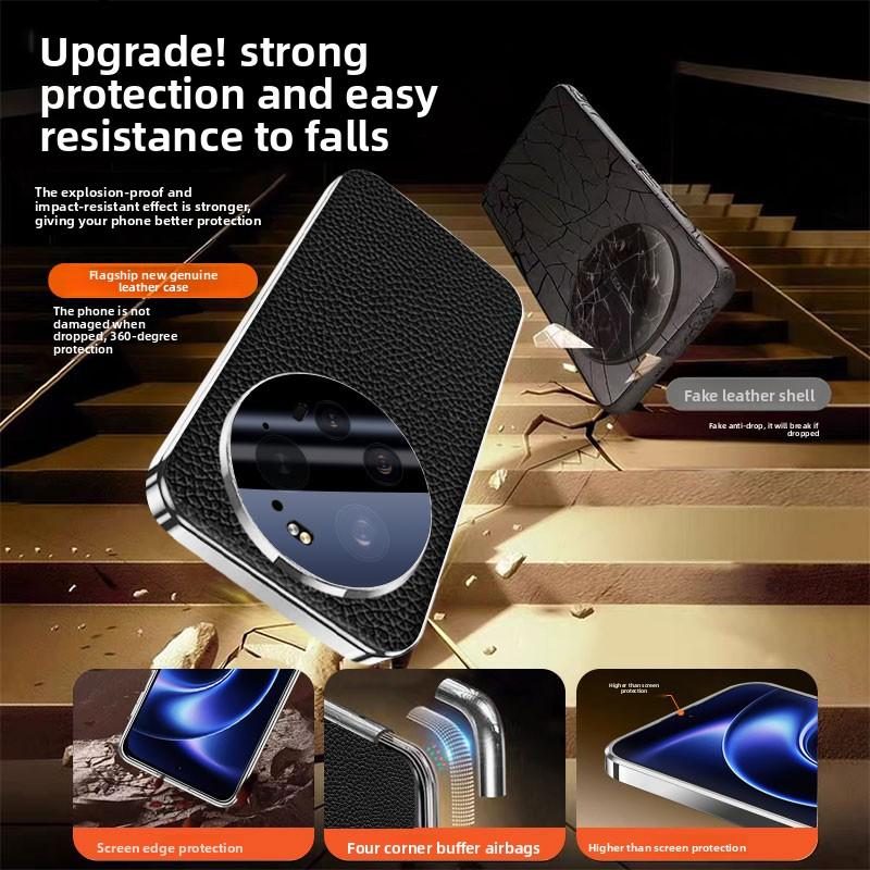 For Xiaomi Mi 17 Ultra Case Luxury Leather Skin Lens Protective Back Cover Case For Xiaomi Mi17 Ultra Full Cover Phone Shell