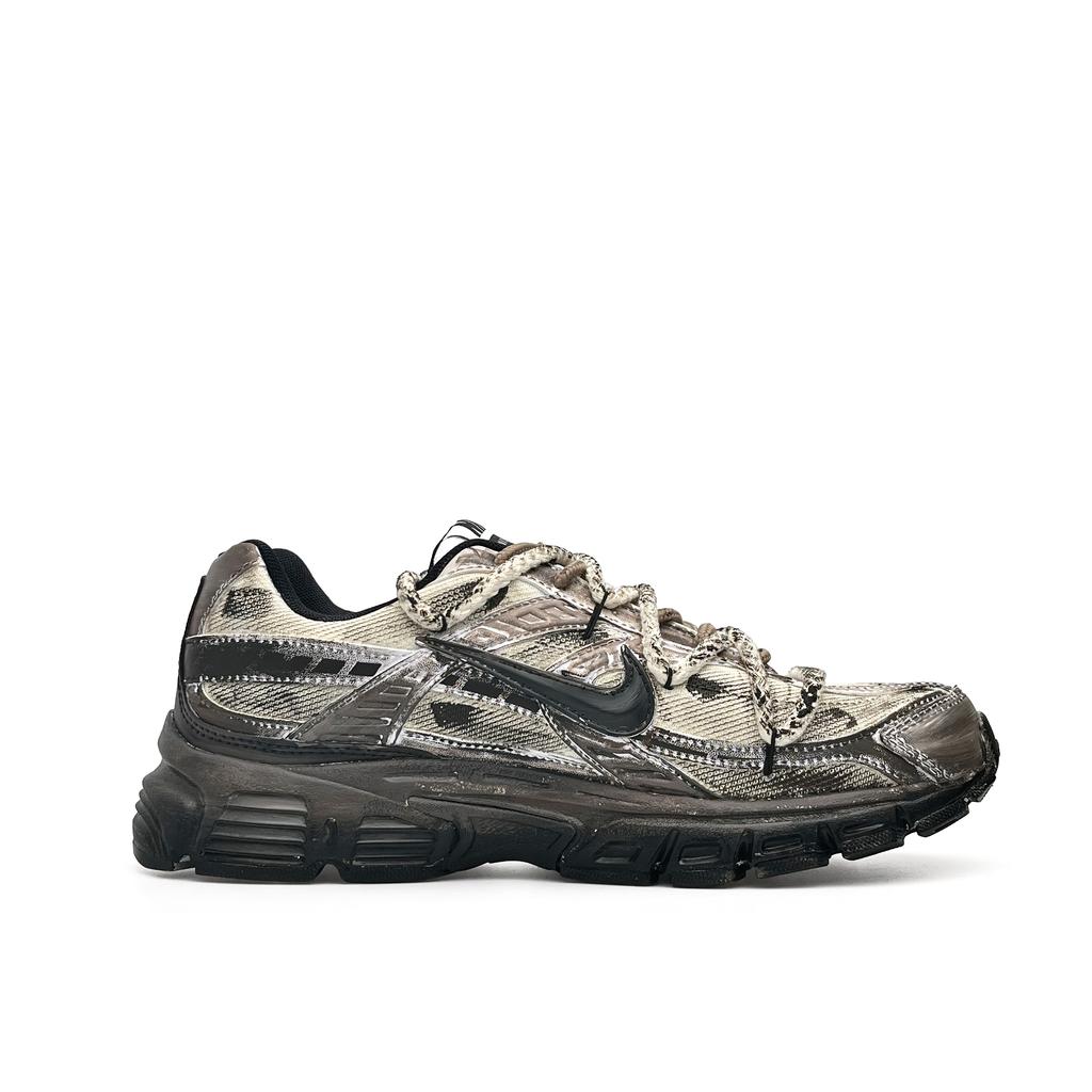Nike Initiator Abrasion Resistant Low top Casual Physical Fitness Test Physical Exam Running Shoes Unisex Black Brown 394055-100(Team920-BOX)