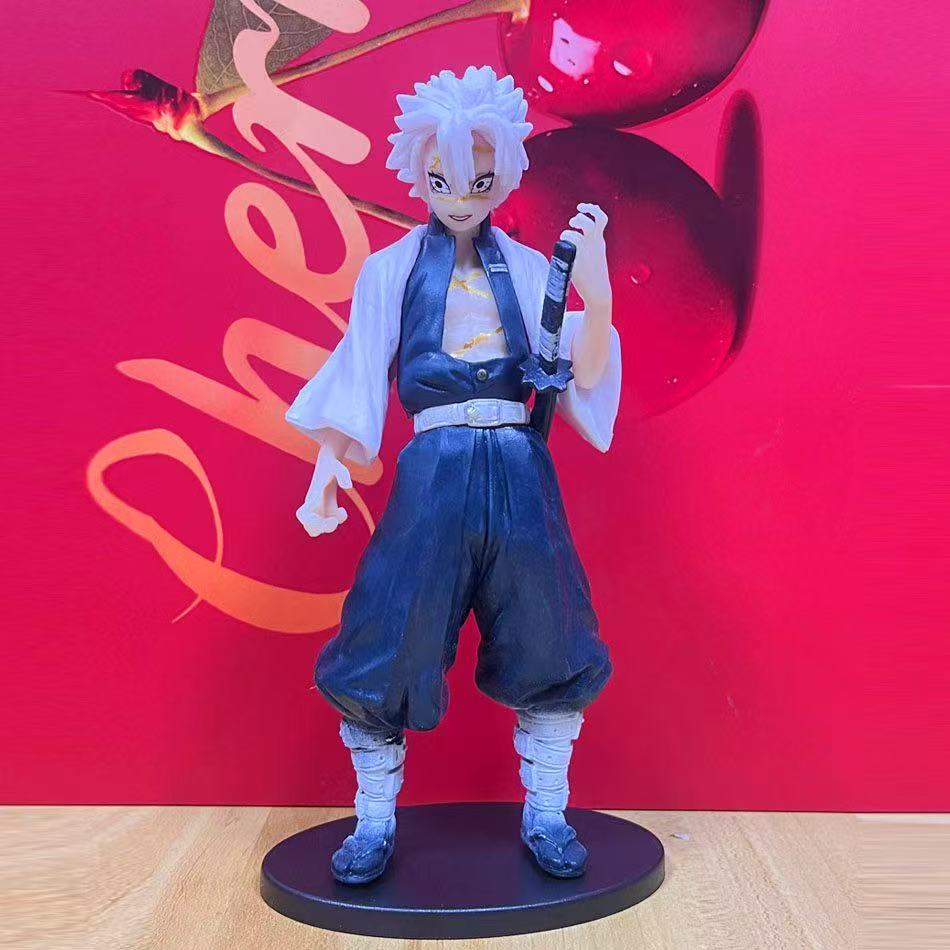 @Anime Demon Slayer Kimetsu no Yaiba Figure Kamado Tanjirou Action Figure Agatsuma Zenitsu Nezuko Warrior PVC Model Toys**