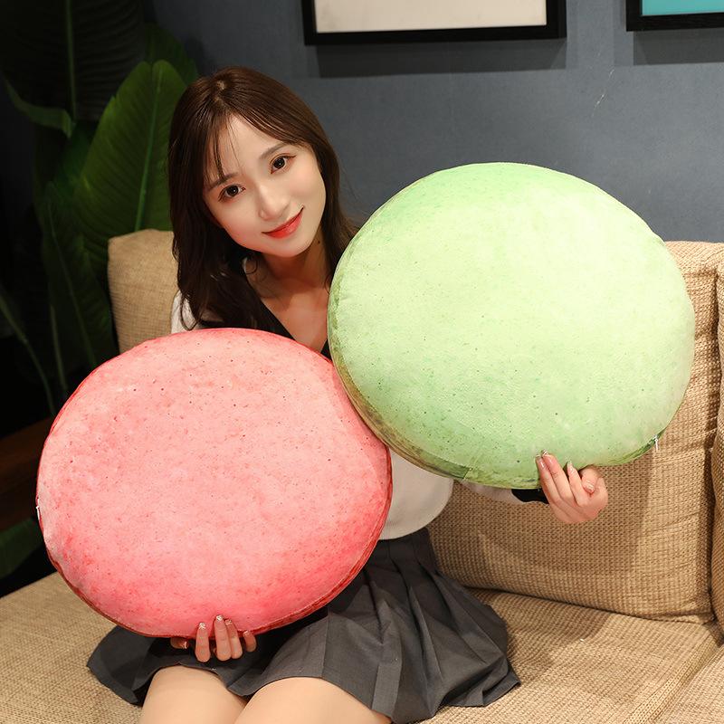 Kreatives Macaron rundes Kissen Plüschtier Heimsofa Kissen Kissen Mädchen Schlafsack Beinteil Stoffpuppe