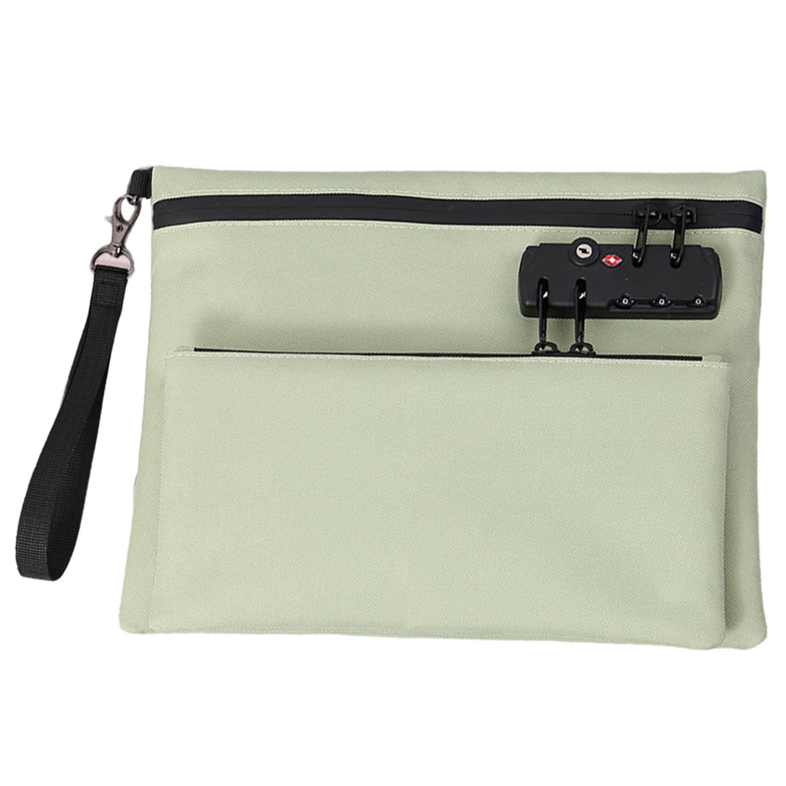 

High Quality Anti-Theft Password Cash Bag Important Document Holder Tablet Keyboard Storage Bag Oxford Cloth Makeup Bag