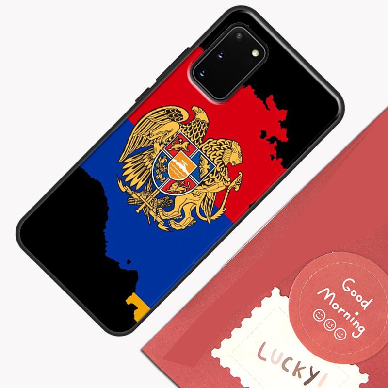 Armenian Coat of Arms Russia Phone Case For Samsung Galaxy S25 S26 Ultra S20 S21 S22 S23 S24 Plus S9 S10 S25 FE Cover Shell