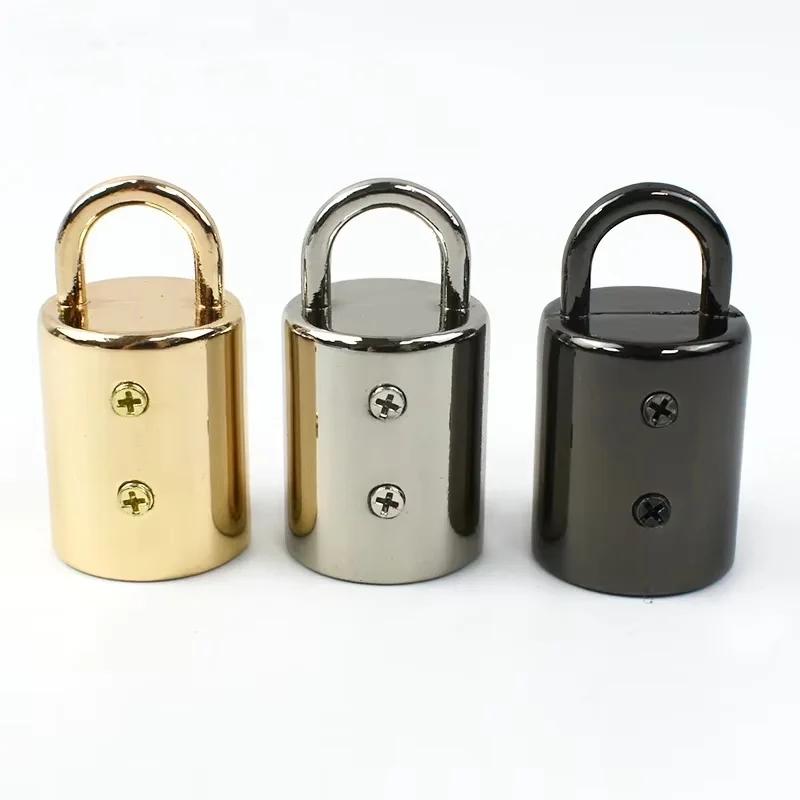 10Pcs 14Mm Bag Metal Buckles Handbag Strap Tassel Cap Clasp Hook Connector Hanger Rope Cord Lock Diy Hardware Accessories