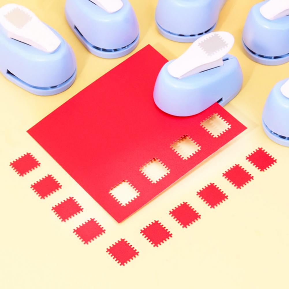 Stainless Steel Cutting Blades Punch Stamp Embossing Machine Rectangular Postage Stamp Craft Punch Scalloped for Diy for Arts