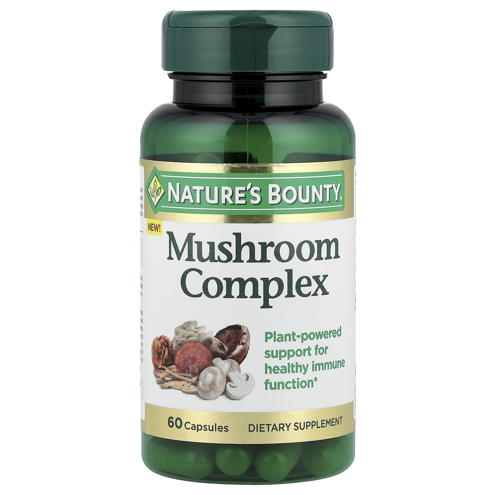 

Nature s Bounty, Mushroom Complex, 60 Capsules