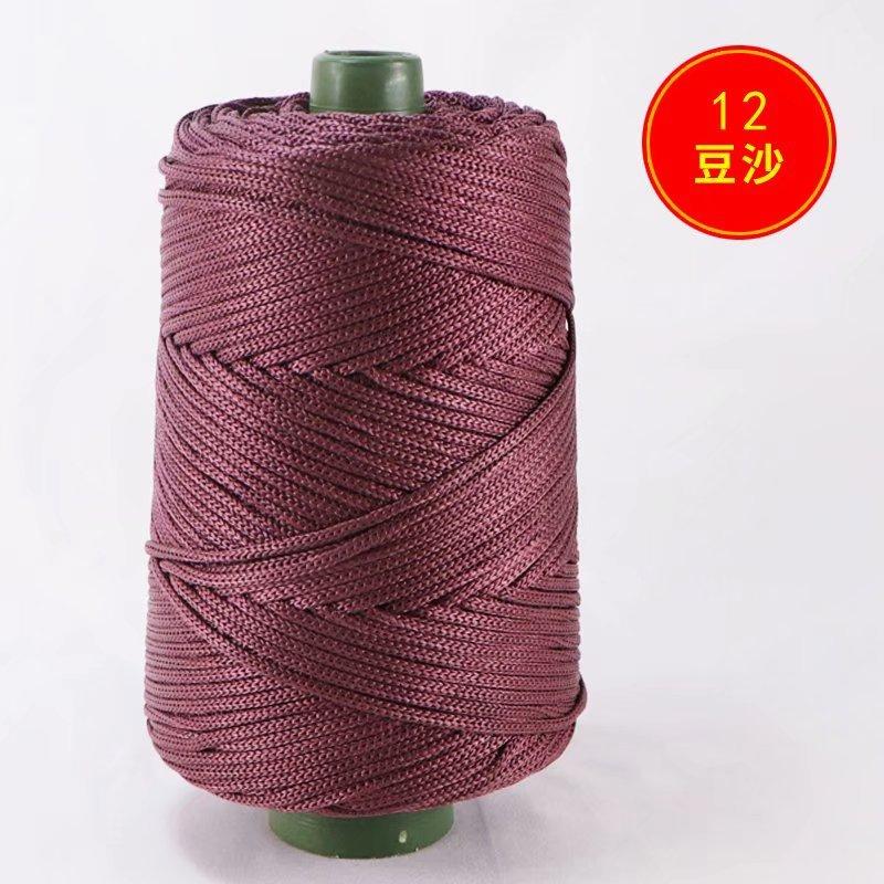 1Pcs 200g Light Body Silk, Hemp Thread, Ice Silk Thread, Bucket Packaging, Hand Woven, Knitted, Hollow Thread Hook Bag