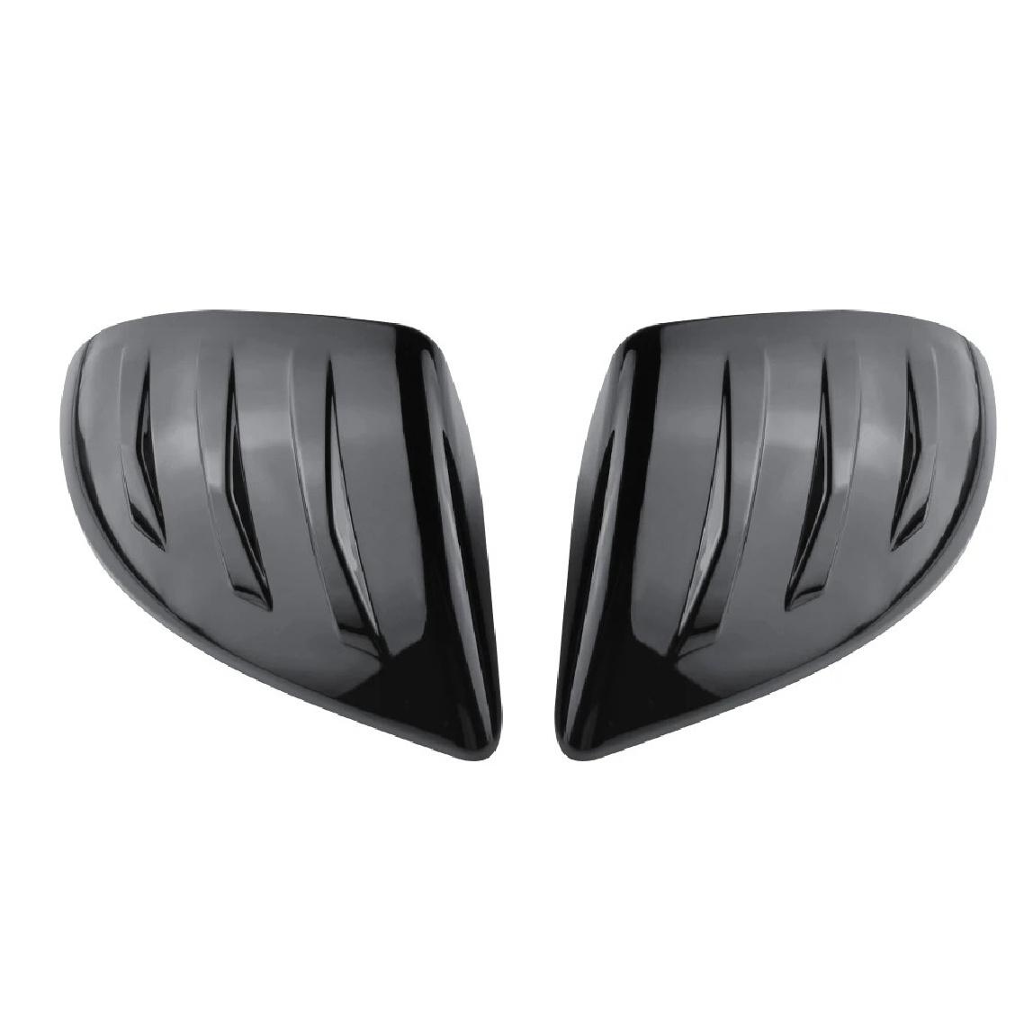 2Pcs/pair Rearview Mirror Trim Covers Fit for MG4 Mulan EV  2024+ Carbon Fiber Car Side Mirror Decorative Sticker piano black