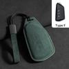 Suede Leather Car Key For Volkswagen VW DASAUTO PASSAT TAYRON Sagitar Tiguan Teramont CC Golf Bora Tavendor ID.3 TALAGON Magotan