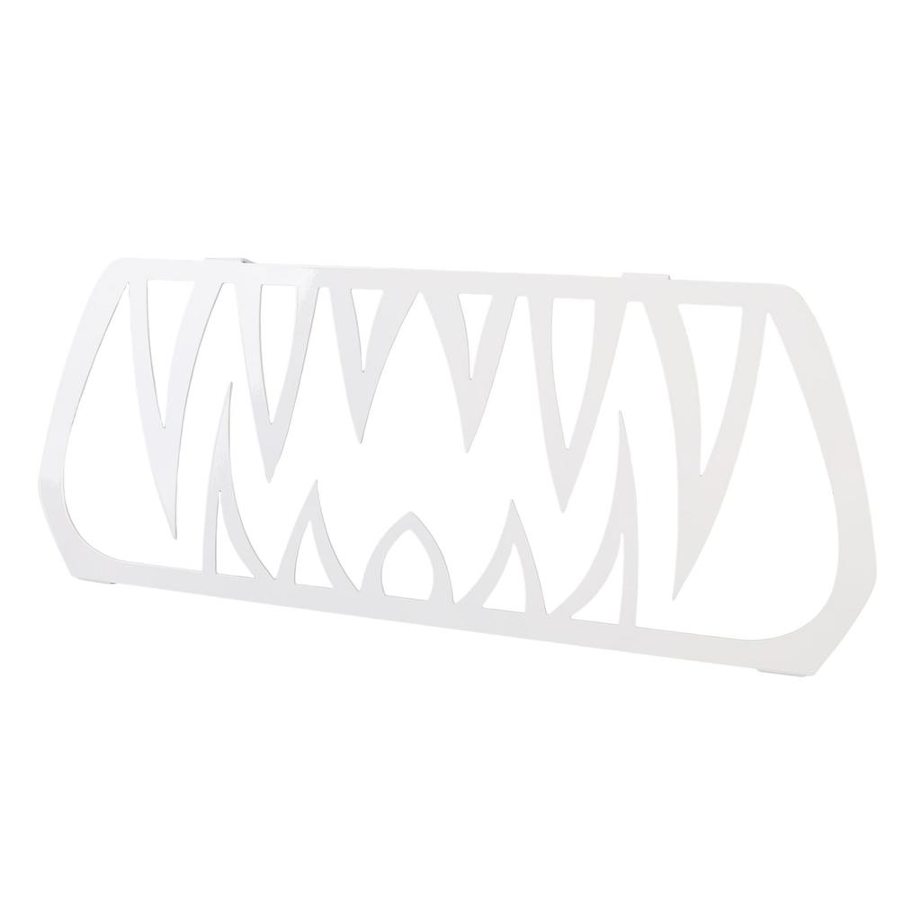 Front Grille Teeth Insert Aluminum Powder Coated Cool Look Rustproof Long Lasting for Ryker All Models White