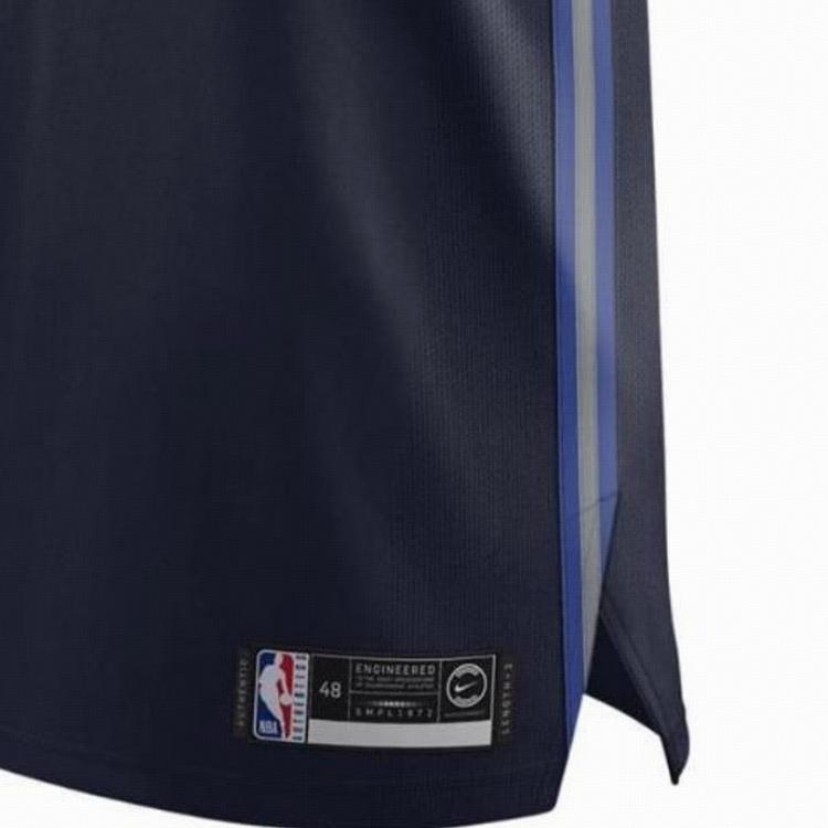 Nike Letter Number V-Neck Pullover Basketball Jersey Men jerseys Blue AT9838-420