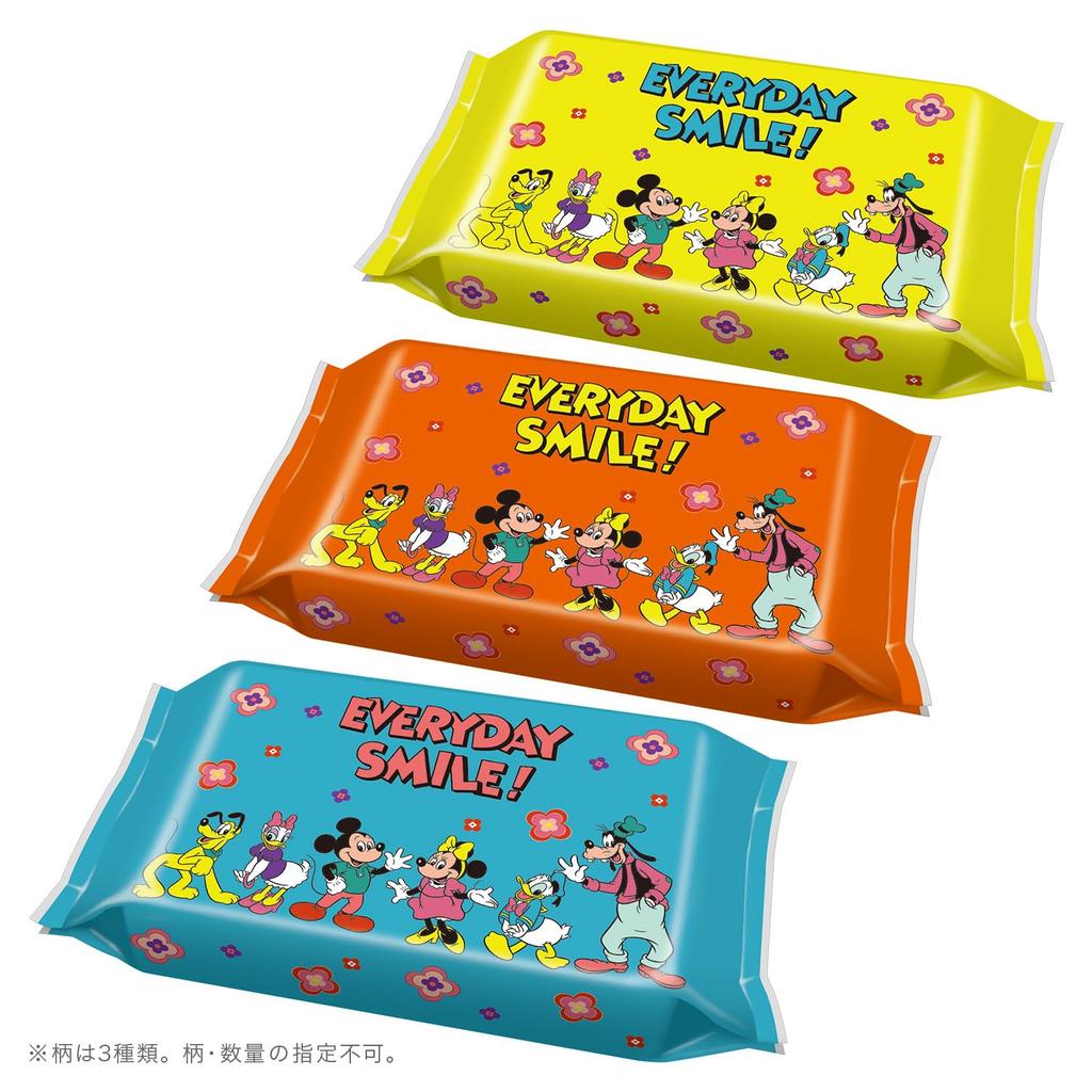 LEC Disney Pure Water Baby 80 sheets x 20 packs 1600 sheets Soft Sheets Made in Japan 99% Wipes, (Mickey & Friends) / / / Additive-Free /