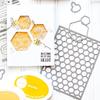 Wabenrahmen Kohlenstoffstahl Stanzform für DIY Scrapbooking & Prägung - Auf Lager