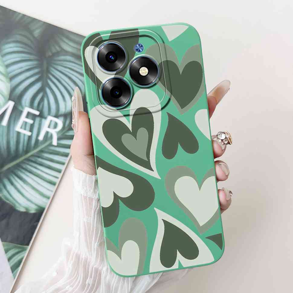 Pink Cat For Tecno Spark Go 2024 Cases BG6 Soft Silicone Cover For Tecno Spark 20 Spark20 SparkGo 2024 Casing Phone Case