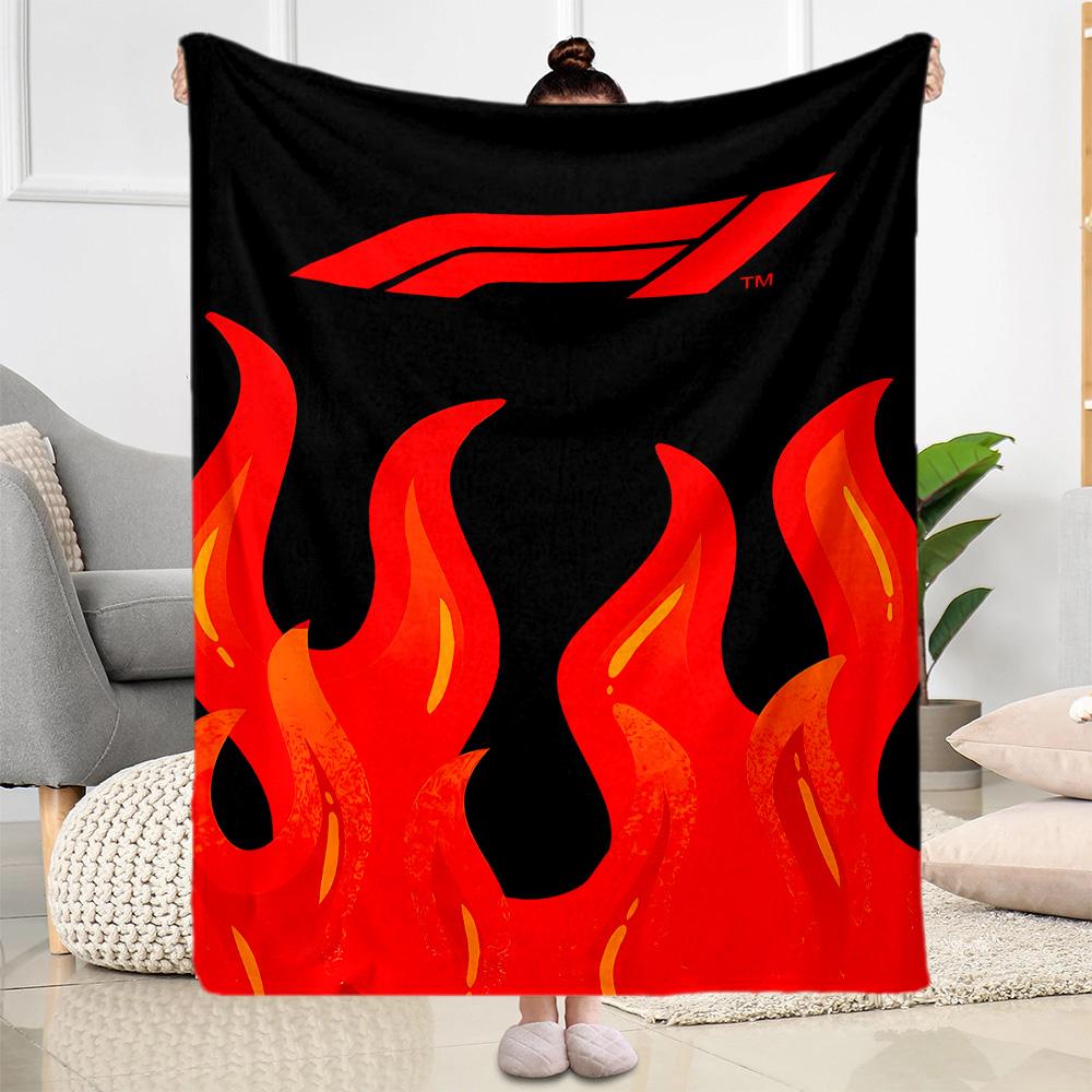 Coperta in Flanella Formula 1 Icona di Velocità - Morbida e Adatta per Divani, Letti, Uffici, Viaggi, Tutte le Stagioni, Ottimo Regalo per Feste e Compleanni.