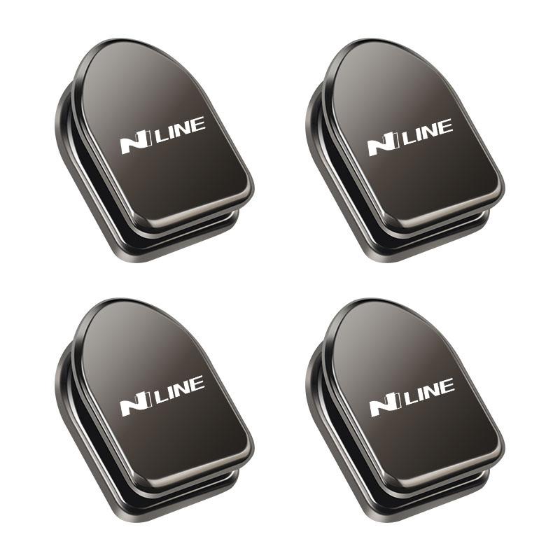 Wheel Center Cover Car Hook Metal Multi-purpose Invisible Hanger Strong Adhesion Storage Clip For Hyundai NLINE I30 I20 I10 I40 PP18