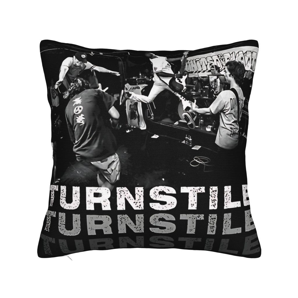 Decorative Pillow Covers Turnstile Rock Band Tour Merchandise Living Room  Throw Pillow Case Cover Square Multiple Sizes
