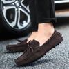 Fashion Men Casual Business Shoes Genuine Leather Soft Bottom Loafers Classic Business Office Driving Moccasins Shoes Comfy Tassel Shoes