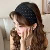 Polka Dot Wide Headband For Women - 2026 Spring/Summer Volumizing Non-Slip Hair Accessory