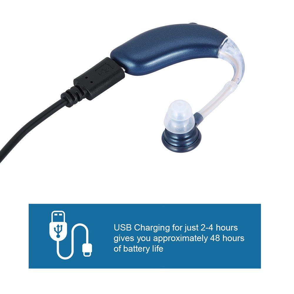 Rechargeable Hearing Aids (Non-Bluetooth) - English Edition, In Stock, Hot-Selling.